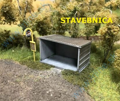 Obrázok pre 53/19429 Autobus-Zastávka-Plech*STAVEBN