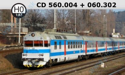 Obrázok pre 612/H560-060-4 El.Jednotka  560.004 + 060.302 * ČD V.ep.* ( ex SM488.0 )