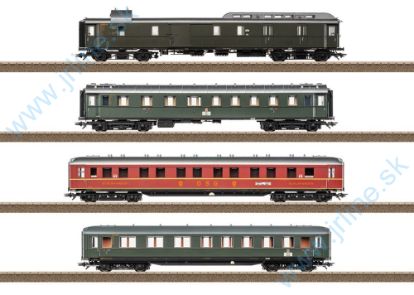 Obrázok pre 625/23651 Rýchlik-Set 1 *D74 DB IIIep