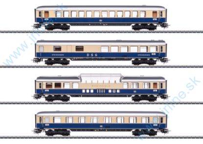 Obrázok pre 625/MA40852 Rheingold-Wagenset DB IIIep