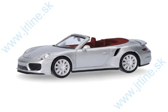 Obrázok pre 91/038928-003 Porsche 911 Turbo Cabrio Silve
