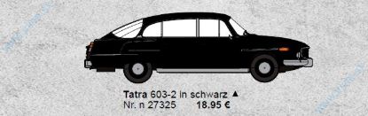 Obrázok pre 984/27325 Tatra 603-2 * Black
