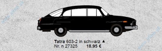 Obrázok pre 984/27325 Tatra 603-2 * Black