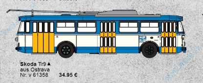 Obrázok pre 984/61358 Škoda Tr9 * Ostrava * Trojebus
