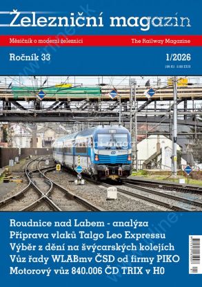 Obrázok pre 100/26-01 Železničný Magazín 1-2026 *CZ*