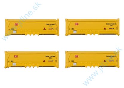 Obrázok pre 71/66581 Set 4ks Kontajnery 20" na odpa