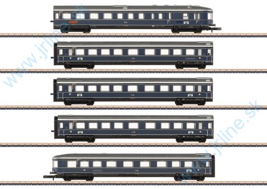 Obrázok pre 71Z/87615 VagonSET*Blauer Enzian*DB IIIe