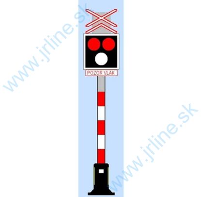 Obrázok pre 59/945 Výstražník -.Svetelný Prejazd *ČČ+B* 2-koľajný - AŽD