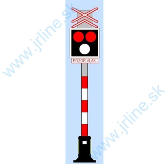 Obrázok pre 59/945 Výstražník -.Svetelný Prejazd *ČČ+B* 2-koľajný - AŽD