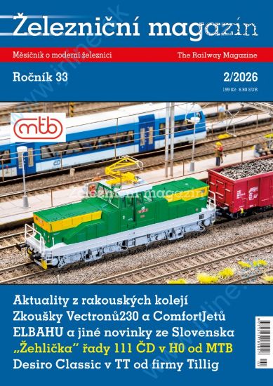 Obrázok pre 100/26-02 Železničný Magazín 2-2026 *CZ*