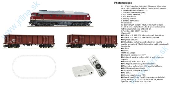 Obrázok pre 67/5190002 Digitálny Start  SET z21START (newGener) * Lokomotíva BR132 DR + Eaos  * Multi Maus