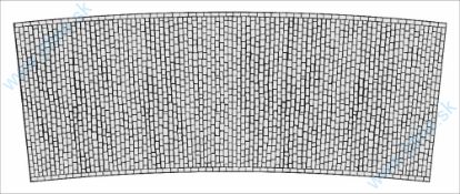 Obrázok pre 44/48910 Silnice H0 - mírný oblouk, koč