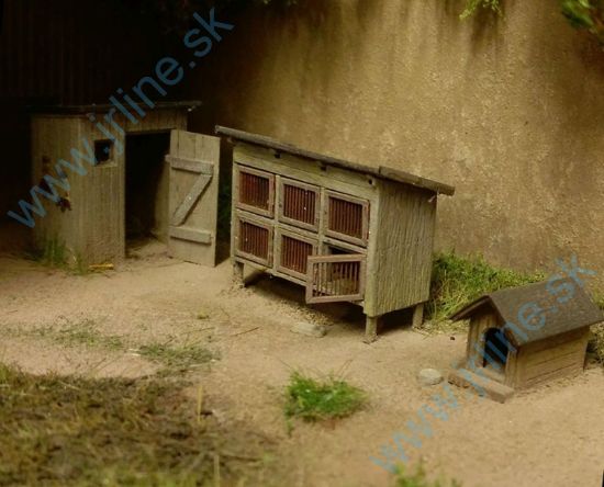 Obrázok pre 44/98523 Venkovský dvorek H0
