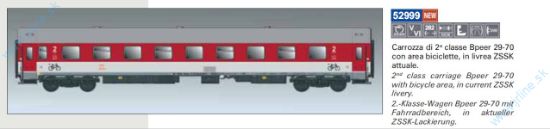 Obrázok pre 628/52999 Bpeer 29-70*ZSSK V-VIep*Bicykl