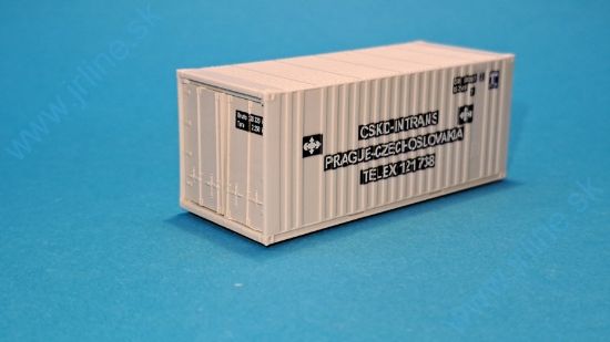 Obrázok pre 45/I0107 1ks*Kontainer 20**ČSKD-INTRANS