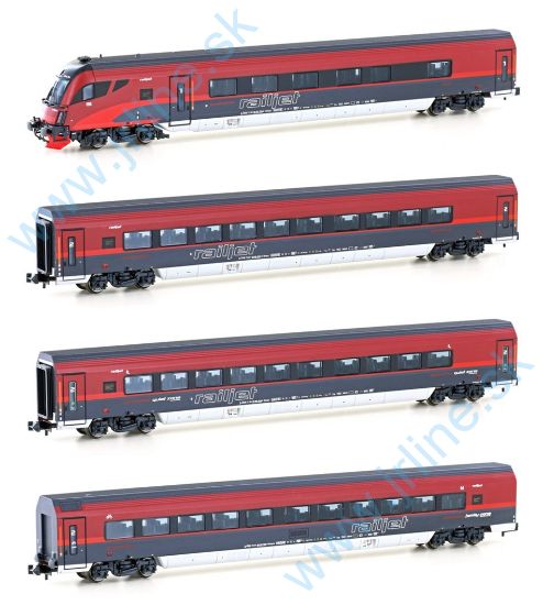 Obrázok pre 71/25228 ÖBB Railjet SET*4-dielny* VIep