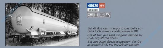 Obrázok pre 628/45029 Plynové Cisterny*DB IIIep *EVA
