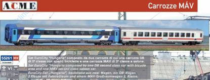 Obrázok pre 628/55261 Set-EC*HUNGARIA*MAV VIep*DB+MA