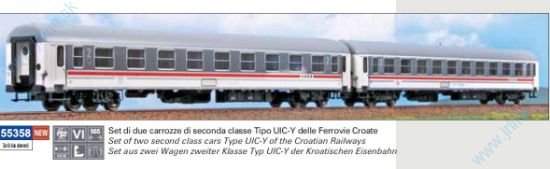 Obrázok pre 628/55358 Set* B HŽ VIep * UIC-B *