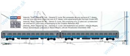 Obrázok pre 628/55359 Intercity KRAS Zagreb *HŽ Vep*