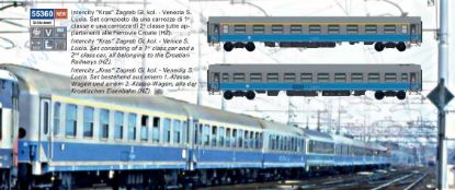 Obrázok pre 628/55360 Intercity KRAS Zagreb *HŽ Vep*