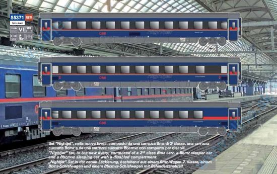 Obrázok pre 628/55371 SET*Nightjet ÖBB VIep*Bmz-Bcmz