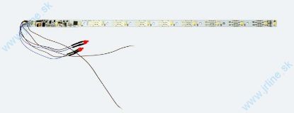 Obrázok pre 74/ESU50719 DCC-Osvetlenie Vagovov *264mm 13LED žltá