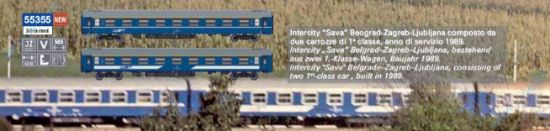Obrázok pre 628/55355 InterCity-SAVA*JŽ Vep*BeogradL
