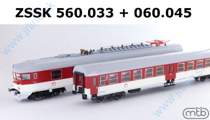 Obrázok pre 612/H560-06045 El.Jednotka - 560.033 + 060.045 * ZSSK V.ep.* (ex. SM488.0 )