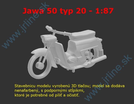 Obrázok pre 53/UMH98-3D Jawa 50 typ 20 * 3D STAVEBNICA