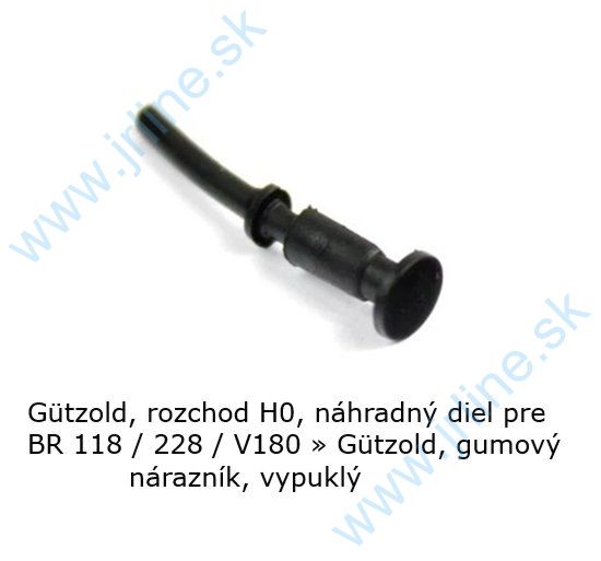 Obrázok pre 74/G19010-03 Nárazník - oblý * gumenný