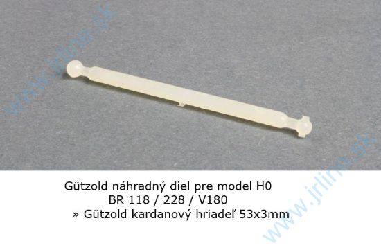 Obrázok pre 74/G19010-07 Kardanový Hriadeľ * 53x3mm