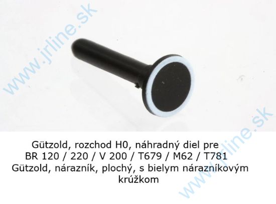 Obrázok pre 74/G50230-02 HO*Nárazník-Rovný*Biele-Rámova