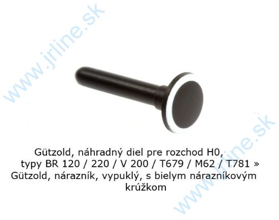 Obrázok pre 74/G50230-03 HO*Nárazník-Oblý *Biele-Rámova
