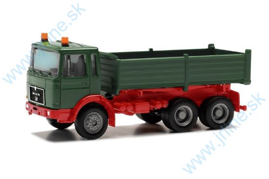 Obrázok pre 91/314985-002 MAN F8 Kipp-LKW 3a grün-rot