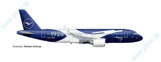 Obrázok pre 91/539487 A320neo Lufthansa 100 Jahre