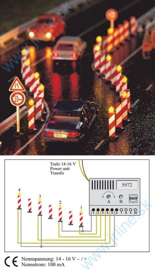 Obrázok pre 56/5959 7*Výstraž-Zábrany+elekt*PostSv