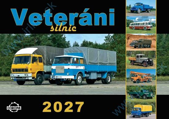Obrázok pre 116/27-01 Nástenný kalendár 2027 - VETERÁNI  Silnic - 12 + 1 listov, rozmery 420 x 300 mm