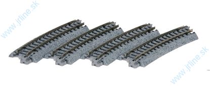 Obrázok pre 73/K20-121 Kolaj Oblúková  * R315/15° * 4ks *