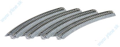 Obrázok pre 73/K20-130 Kolaj Oblúková * R348/30° * 4ks *