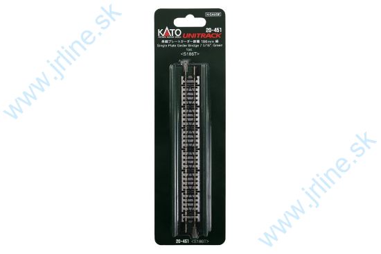 Obrázok pre 73/K20-451 1-kolaj*Ocel-TrámovýMost*186mm
