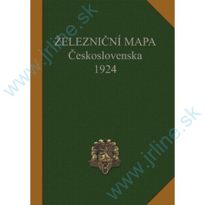 Obrázok pre 129/502 Železničná mapa Československa z roku 1924