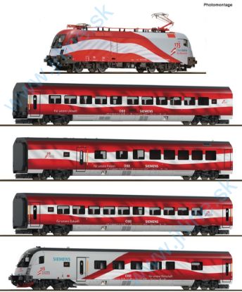 Obrázok pre 656/6280096 5-dielSET*RailJet 175rokov ÖBB